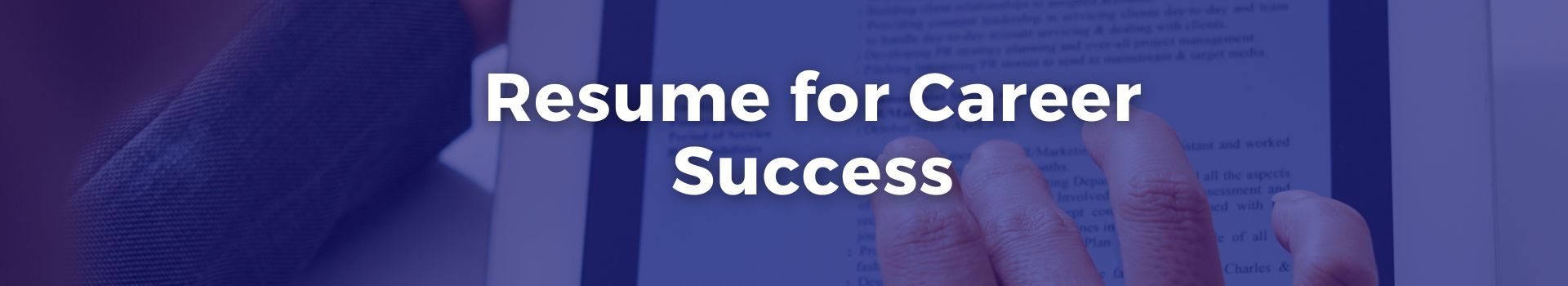 resume-for-career-success-batool-zaidi-twenty-three-banner